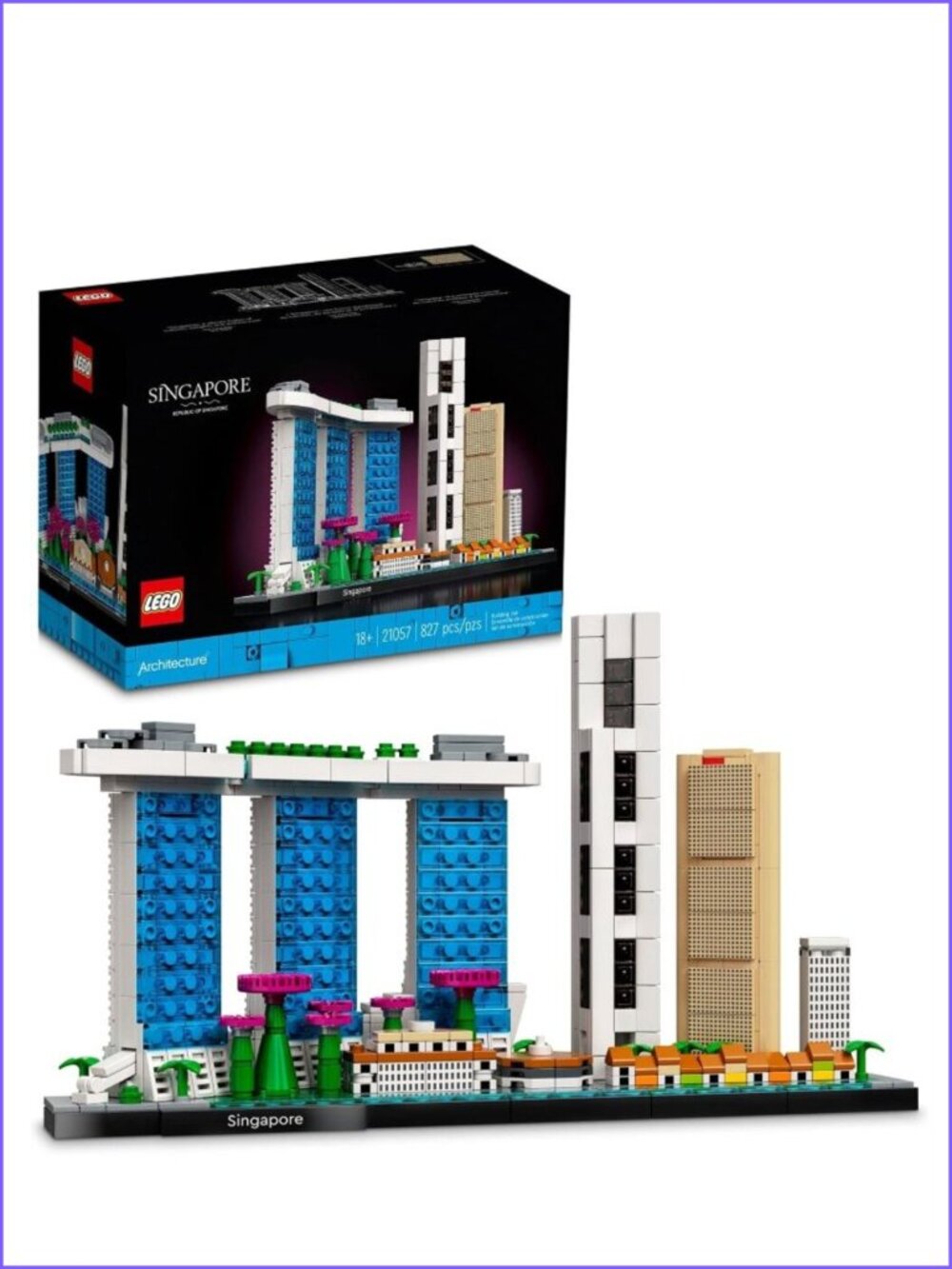 Lego Brand New Architecture Singapore 21057 Building Set - Skyline Collection